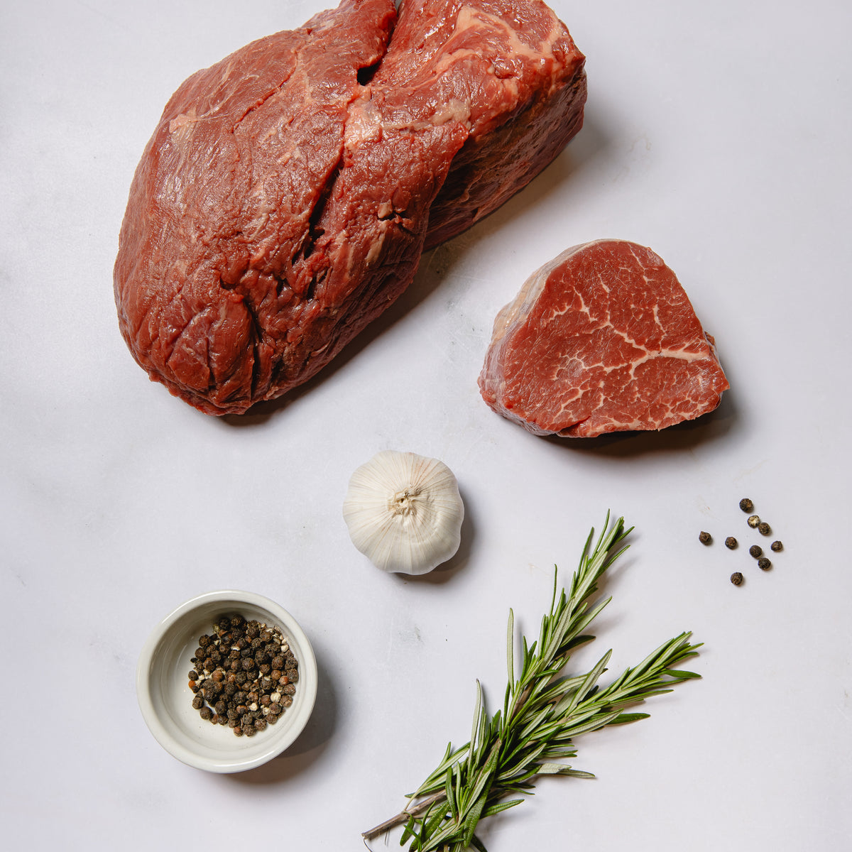 Black Angus Ossenhaas URY, ultiem mals en premium | halal vlees | Sardi Amsterdam