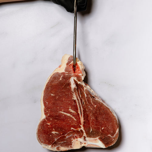 Runder T-Bone Steak, premium en ambachtelijk rundvlees | halal vlees | Sardi Amsterdam